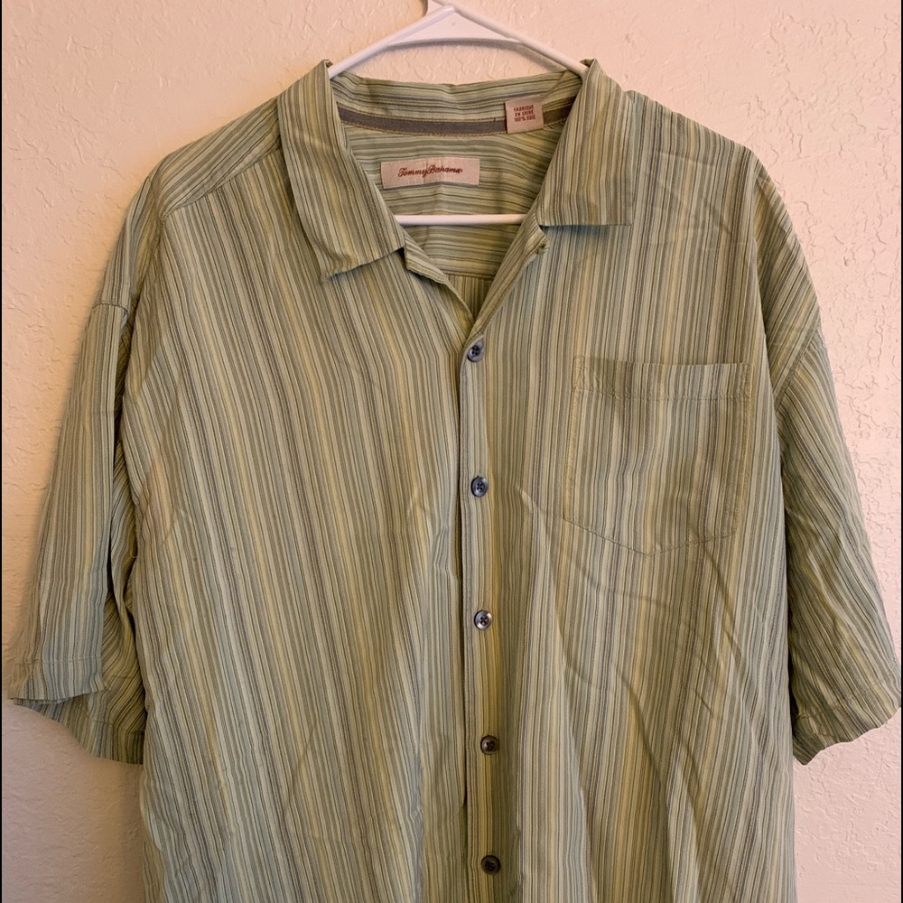 2000’s Green Tommy Bahama Silk Shirt